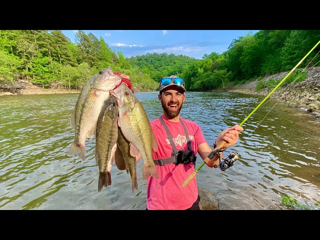 We Hit The Fishing JACKPOT!!! Every Cast Non-Stop Action for HOURS! Catch and Cook BASS and MORE!!!!