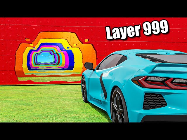 Cars vs 1,000 Layers in GTA 5