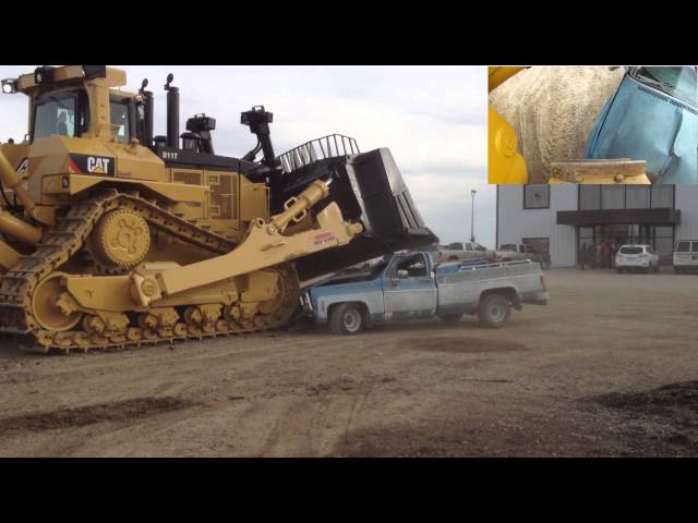 Caterpillar D11T Bulldozer Car Crush