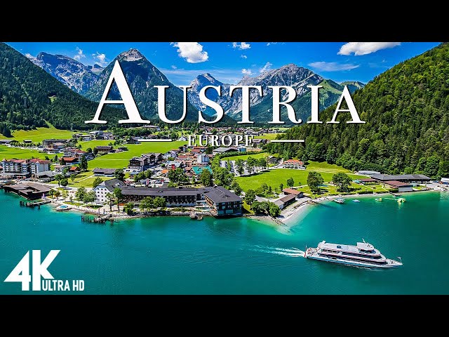 FLYING OVER AUSTRIA (4K UHD) - Relaxing Music Along With Beautiful Nature Videos - 4K Video HD