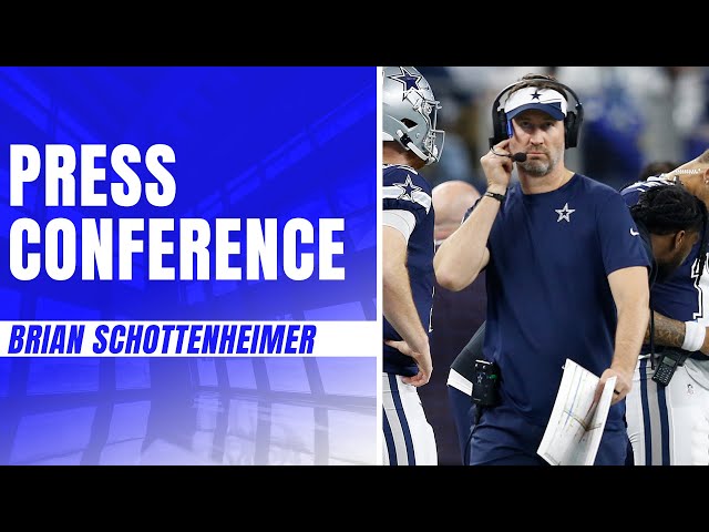 Offensive Coordinator Brian Schottenheimer Postgame: Week 17 | #DETvsDAL | Dallas Cowboys 2023