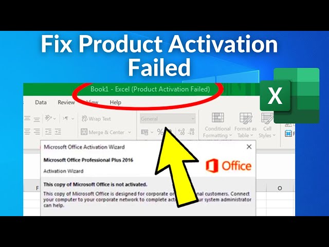 Fix Product Activation Failed in Microsoft Excel | How To Fix excel product activation failed