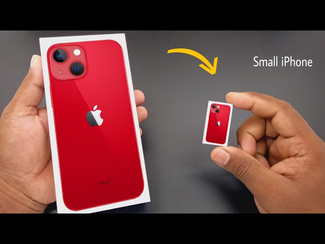 I Truned Apple Iphone 13 Into A Tiny Iphone | iphone 13 mini unboxing ...