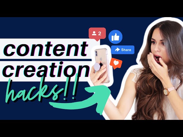 7 Content Creation Hacks [How To Create Good Content for Social Media, Video & Blogs + Save TIME!]