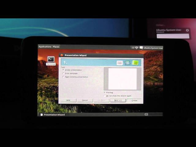Ubuntu 11.10 on Archos 43 Internet Tablet