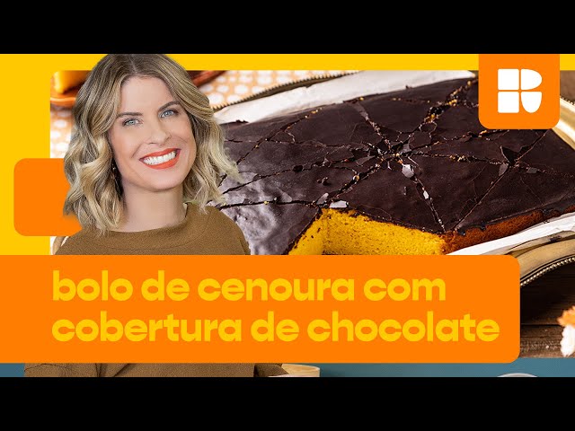Bolo de cenoura com cobertura de chocolate | Rita Lobo | Cozinha Prática