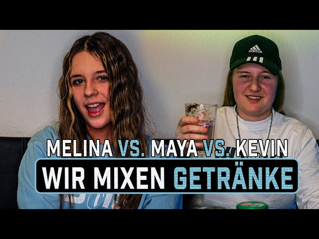 Wer wird gewinnen? Getränke-Challenge mit Melina, Maya und Kevin // VDSIS