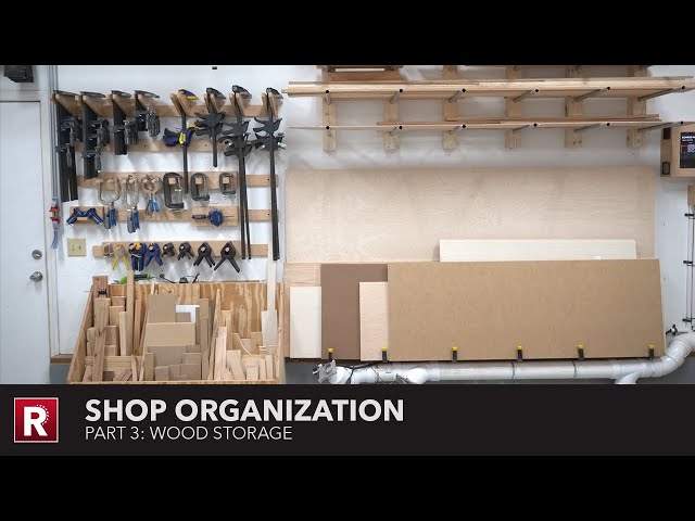 Shop Organization - Part 3: Wood Storage