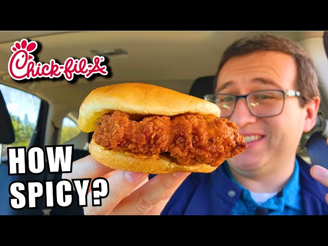 Chick-Fil-A Spicy Chicken Sandwich Review🔥🐔