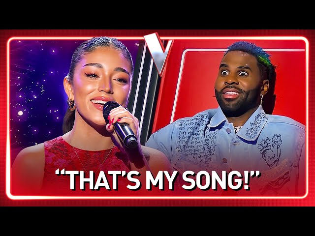 She SHOCKED Jason Derulo with a UNIQUE Cover of his own song on The Voice | Journey #347
