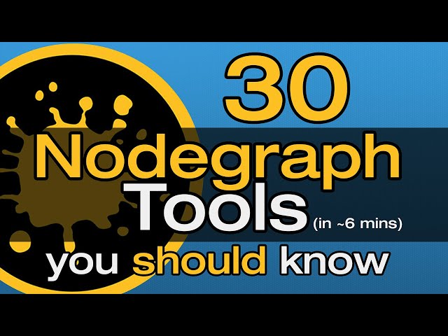 30 MARI Nodegraph Tools you should know