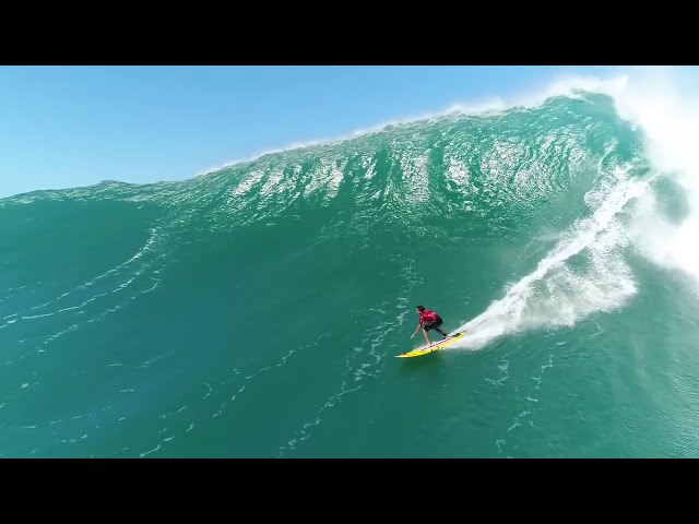 200万再生 ドローンで10メートルの巨大波を撮影  世界チャンピオン JohnJohnFlorence BigWave  Jaws Pe'ahi Maui  2018