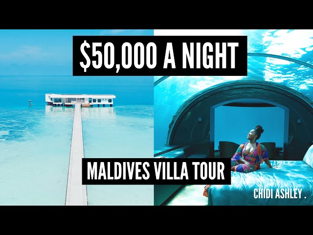 $50,000/Night Underwater Maldives Villa Tour | Was this vacation worth it??