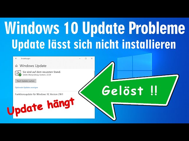 Windows 10 Update Probleme 🔥️ hängt und lässt sich nicht installieren 🔥️ Fehler