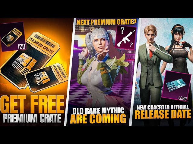 Get Free Premium Crates | Next Premium Crate? Old Rare Mythics | New Character Official Release Date