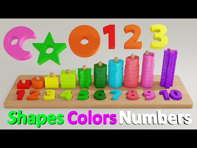 Shapes & Numbers & Colors | Matching Learning Puzzle | CzyWieszJak