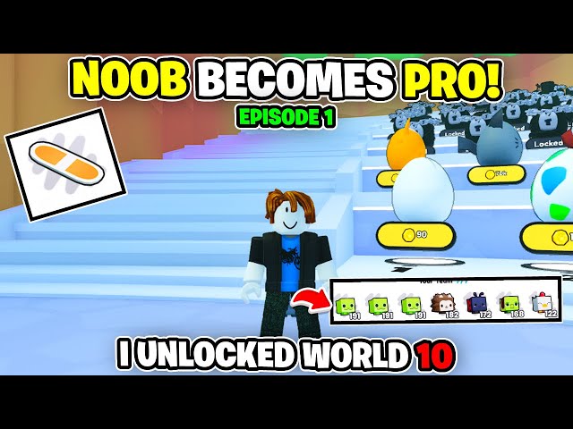 📈 NOOB GOES COMPLETELY PRO WITHOUT SPENDING ANY ROBUX IN PET SIMULATOR 99 EPISODE 1! (Roblox)