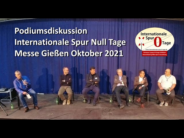 Podiumsdiskussion auf den Internationalen Spur Null Tagen Gießen 2021
