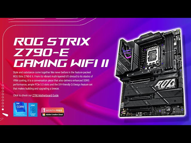 This is The Best Z790 Motherboard to Get The ROG STRIX Z790-E GAMING WIFI II Review