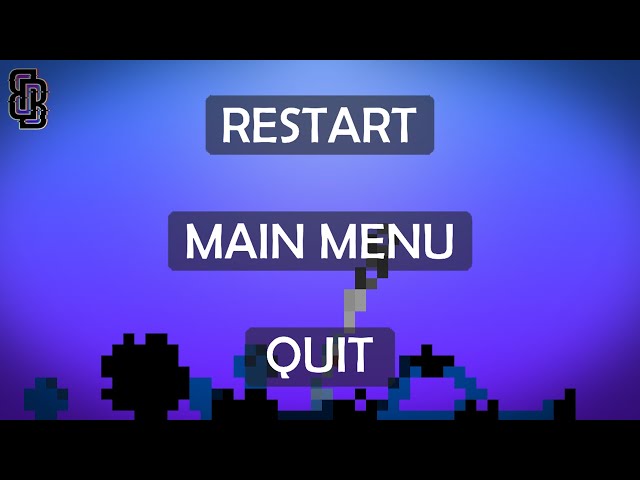 Game Over Screen Unity Tutorial
