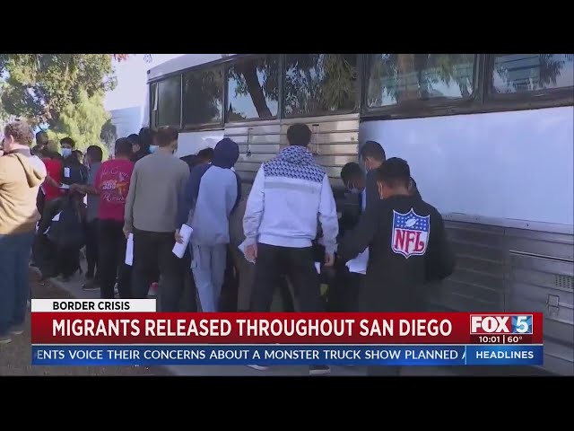 Migrants Released Throughout San Diego
