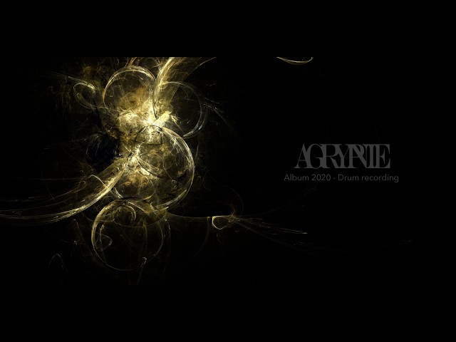 Agrypnie - Album 2020 (DRUM recording)