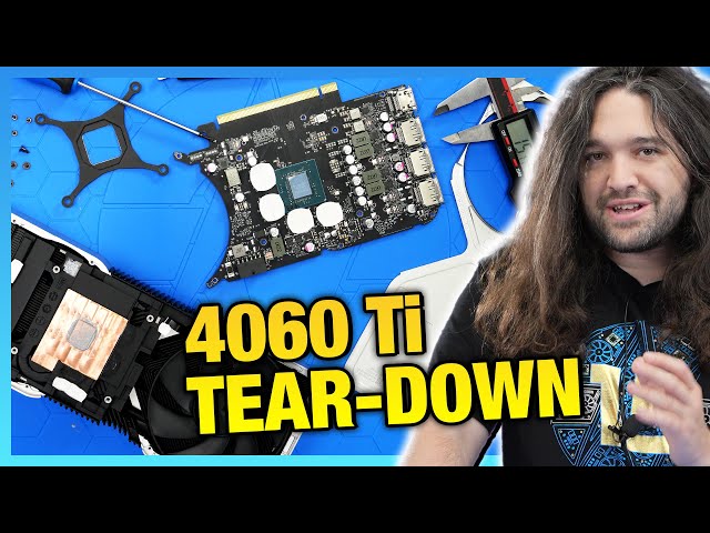 Tear-Down Speedrun of NVIDIA RTX 4060 Ti Founders Edition