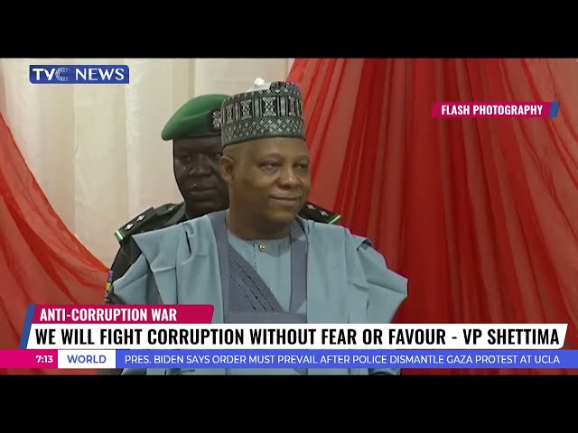 We Will Fight Corruption Without Fear Or Favour - VP Shettima