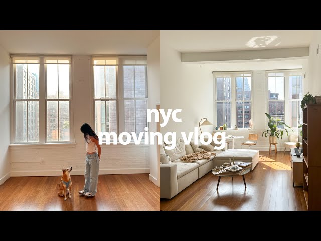 NYC Moving Vlog | empty apartment tour, my dream home, a new chapter