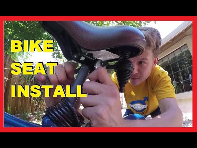 How To Bolt on a New Bike Seat Saddle -Jonny DIY