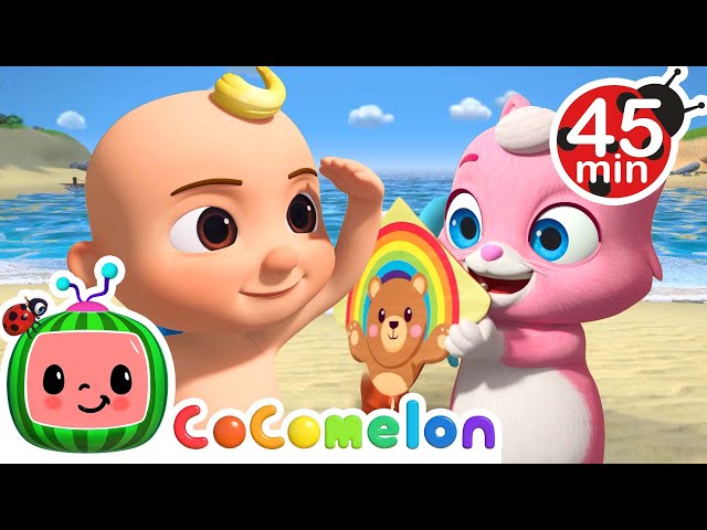 Animal Crew at the Beach! | CoComelon Animal Time - Learning with Animals | Nursery Rhymes for Kids