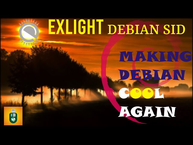 Exlight distro| Debian with enlightenment. How cool is that!