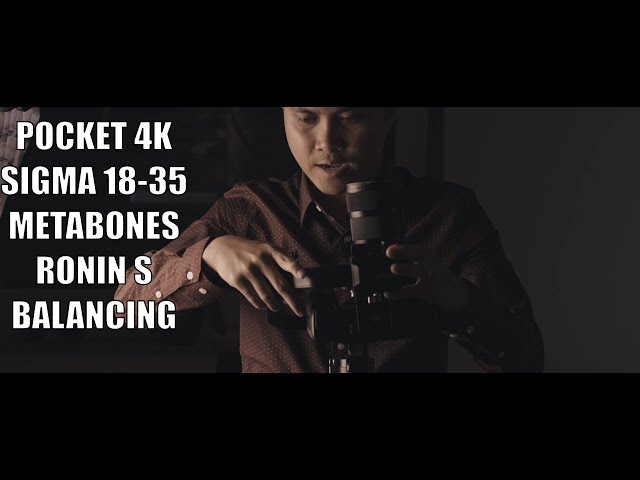 Blackmagic Pocket Cinema Camera 4k Ronin S Balance