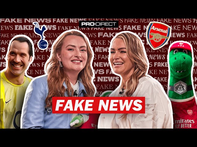 Laura Woods broke up with her boyfriend 'cos he was a SPURS FAN!? 😲 | Fake News with Amelia Dimz
