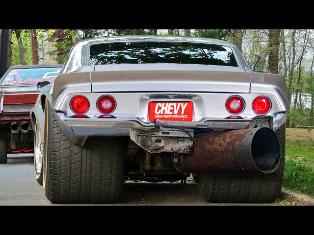 American Muscle Cars Compilation | Big Block & Crazy Turbos