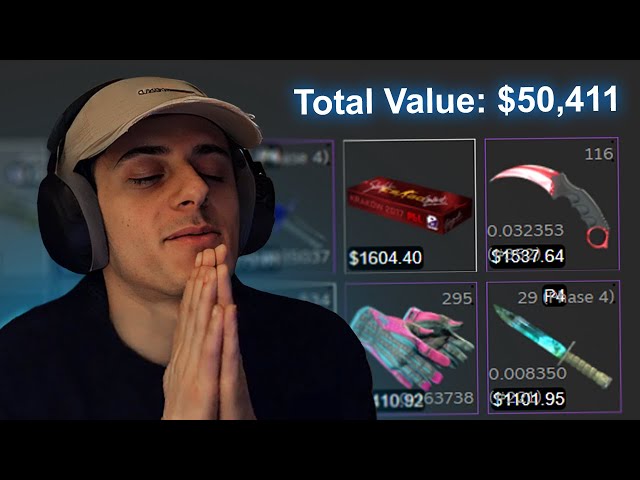 My $50,000 Counter Strike Inventory...