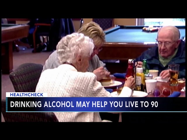 Drinking alcohol may help you live to 90