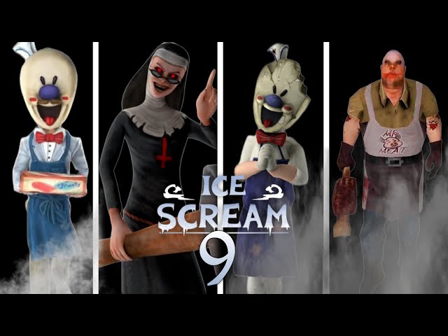 Ice Scream 9 - All Enemies