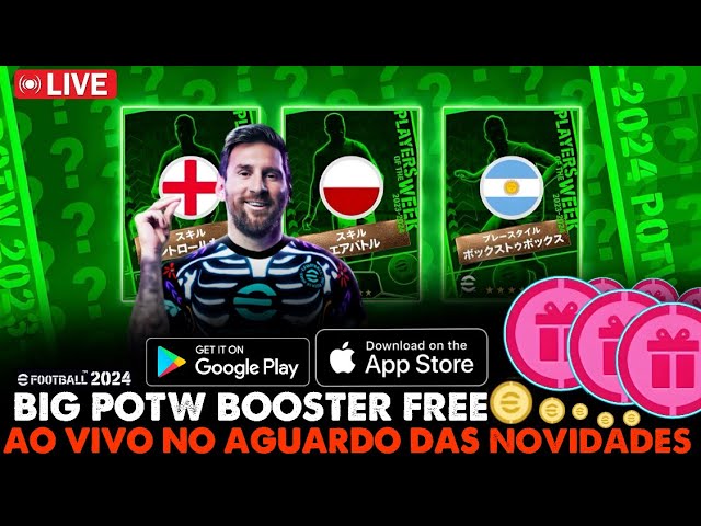 LIVE Big Potw Booster Grátis ! 3 Show Time Com Son Heung-Min? Free Coins In eFootball 2024 Mobile