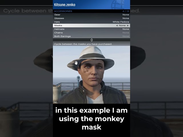How to wear 2 accessories at once in GTA Online