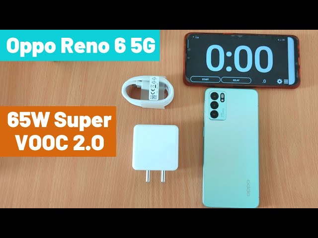 Oppo Reno 6 5G Battery Charging Test - 65W Super VOOC 2.0