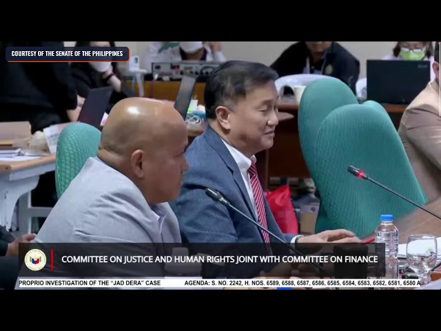 Senate probe into the alleged escape of a detainee from NBI's custody