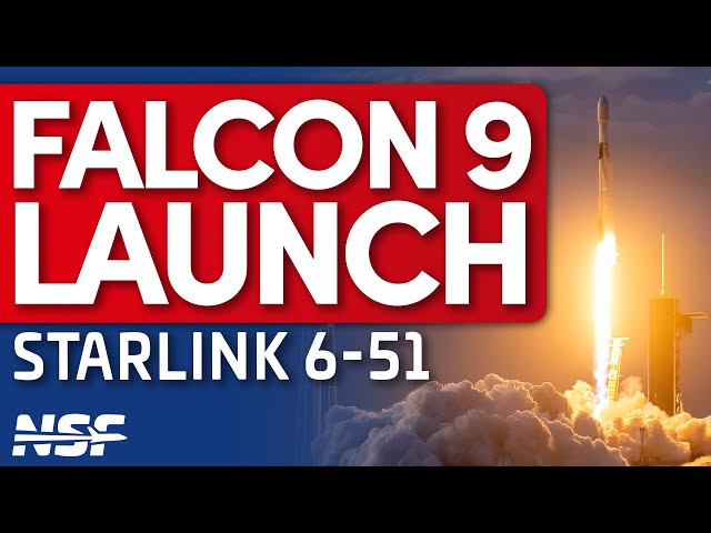SpaceX Falcon 9 Launches Starlink 6-51