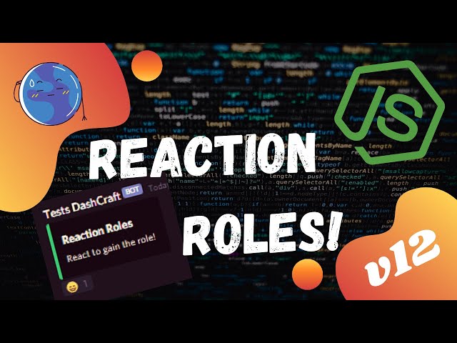 Discord.JS Reaction Roles!! - (v12)
