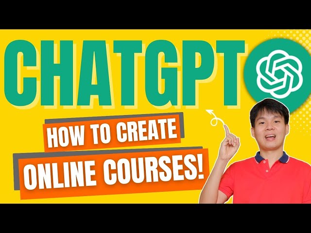 How to Create AI Online Courses with ChatGPT for FREE and FAST! (New Method)