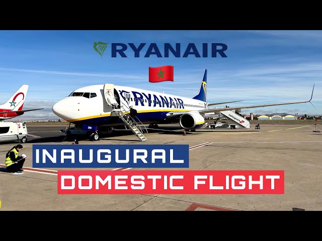 Ryanair 1st Morocco’s Domestic Flight 🇲🇦 | Marrakech to Tetouan