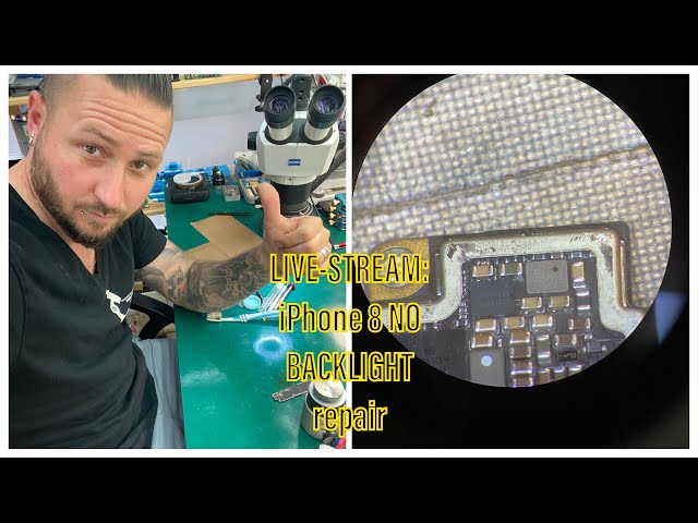 LIVE-STREAM: iPHONE 8 CAME IN WITH NO BACKLIGHT - TROUBLESHOOTING - DIODE MODE READINGS FAST & EASY