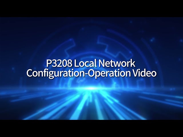 P3208 Smart Regulated Power Supply Local Network Configuration Operation