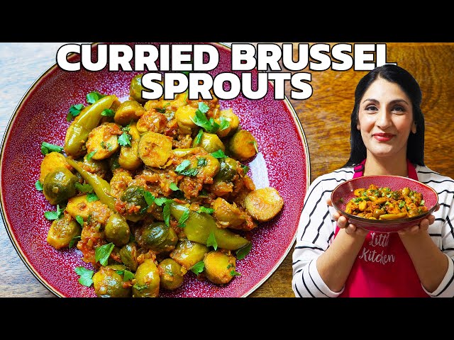 CURRIED Brussel Sprouts - BLAND NO MORE!