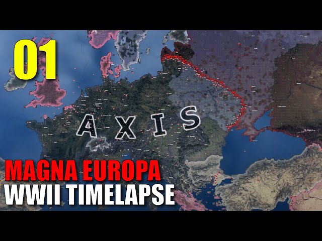 Europe in Flames Part 01 - Hoi4 WWII Timelapse